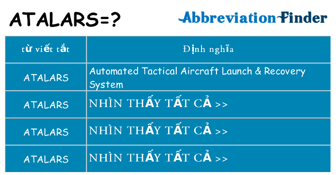 atalars hiện những gì đứng cho
