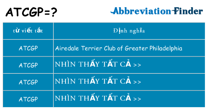 atcgp hiện những gì đứng cho