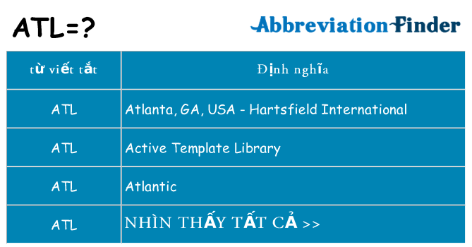 atl hiện những gì đứng cho