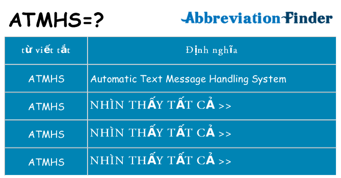 atmhs hiện những gì đứng cho