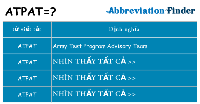 atpat hiện những gì đứng cho