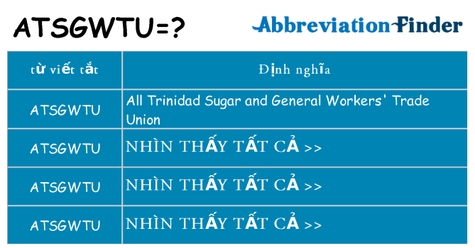 atsgwtu hiện những gì đứng cho