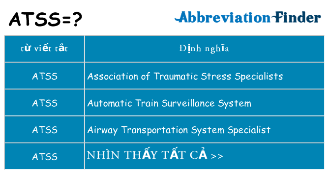 atss hiện những gì đứng cho