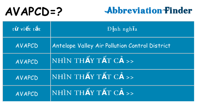 avapcd hiện những gì đứng cho