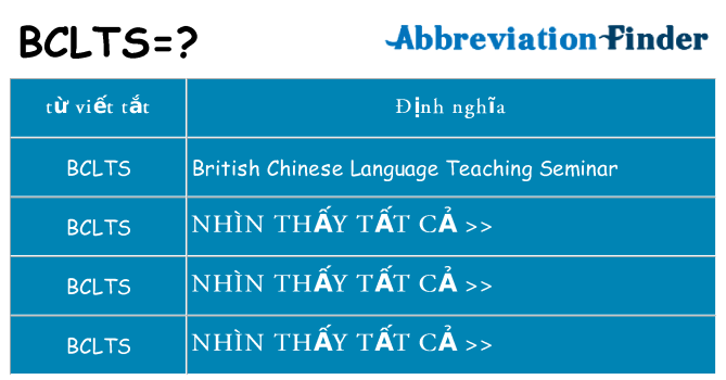 bclts hiện những gì đứng cho