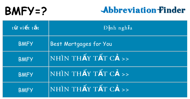 bmfy hiện những gì đứng cho