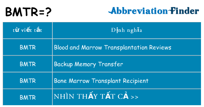 bmtr hiện những gì đứng cho