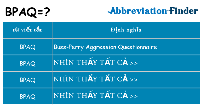 bpaq hiện những gì đứng cho