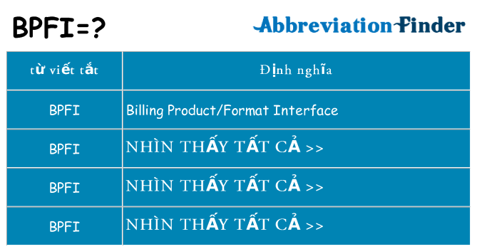 bpfi hiện những gì đứng cho