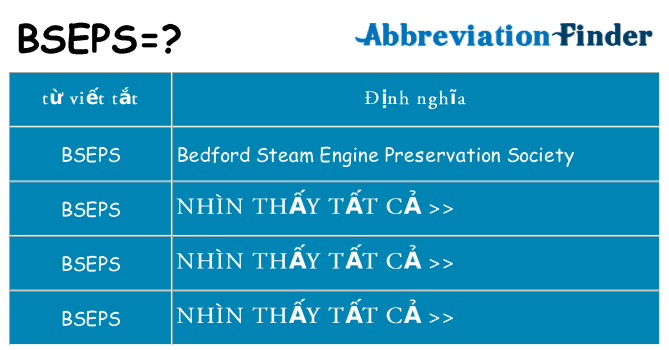 bseps hiện những gì đứng cho