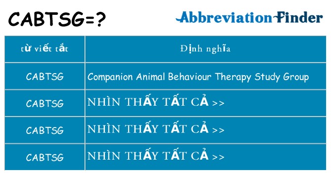 cabtsg hiện những gì đứng cho