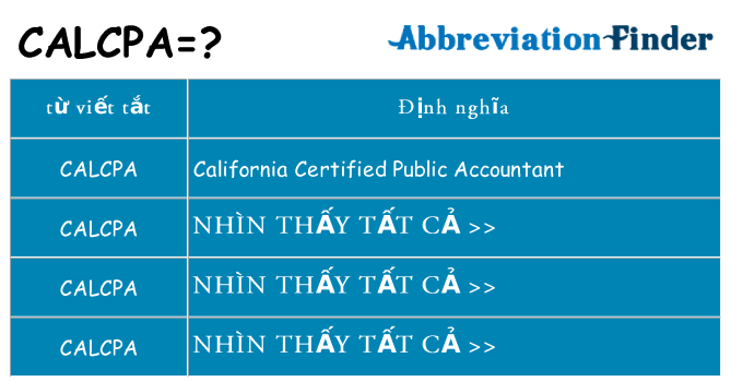 calcpa hiện những gì đứng cho