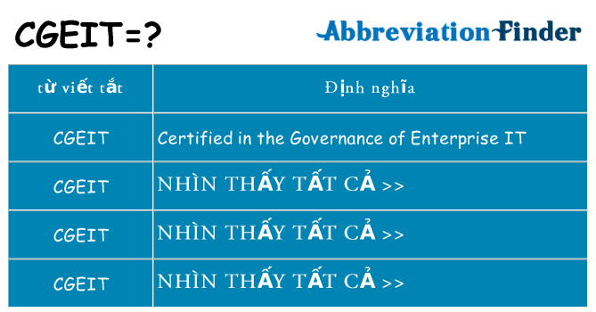 cgeit hiện những gì đứng cho