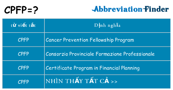 cpfp hiện những gì đứng cho