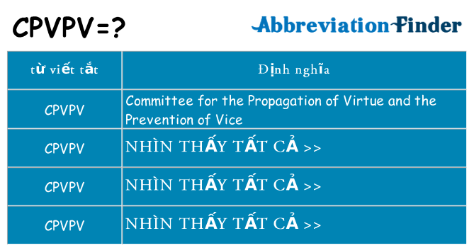 cpvpv hiện những gì đứng cho