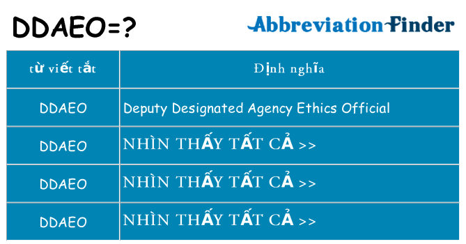 ddaeo hiện những gì đứng cho