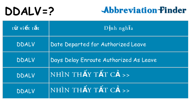 ddalv hiện những gì đứng cho