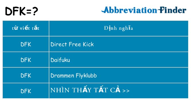 dfk hiện những gì đứng cho