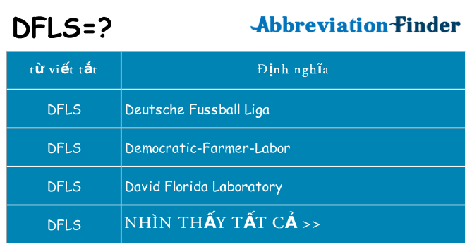 dfls hiện những gì đứng cho
