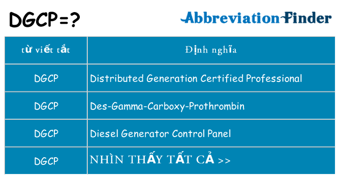 dgcp hiện những gì đứng cho