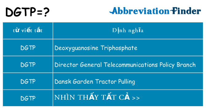 dgtp hiện những gì đứng cho