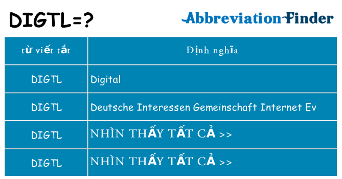 digtl hiện những gì đứng cho