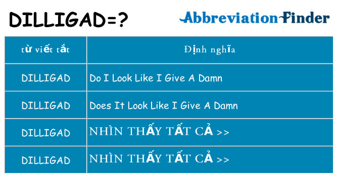 dilligad hiện những gì đứng cho