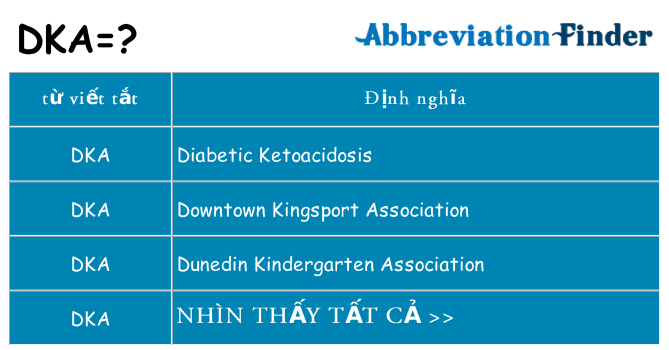dka hiện những gì đứng cho