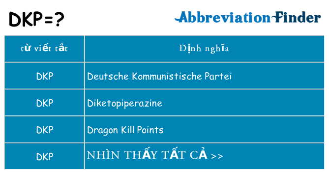 dkp hiện những gì đứng cho