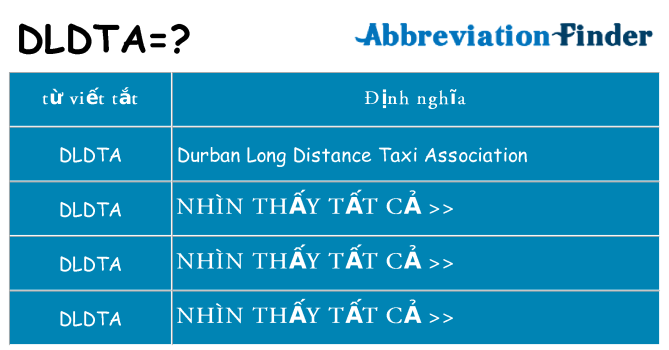dldta hiện những gì đứng cho