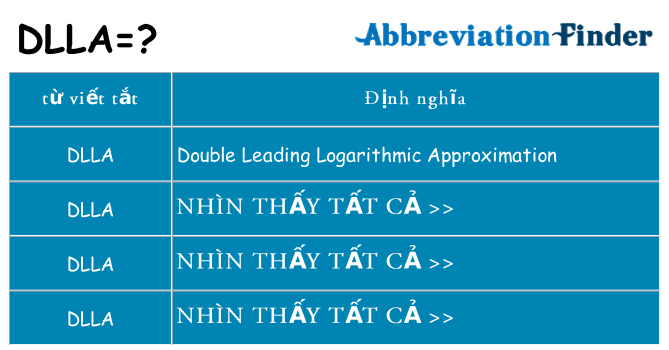 dlla hiện những gì đứng cho