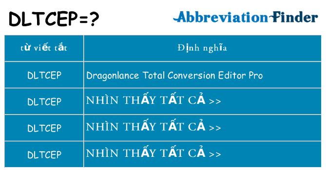 dltcep hiện những gì đứng cho