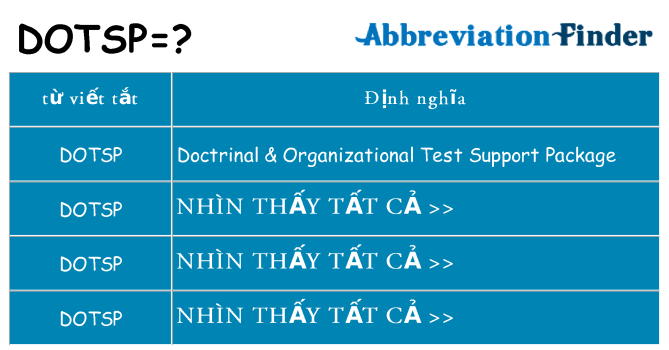 dotsp hiện những gì đứng cho
