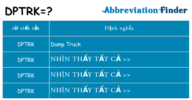 dptrk hiện những gì đứng cho