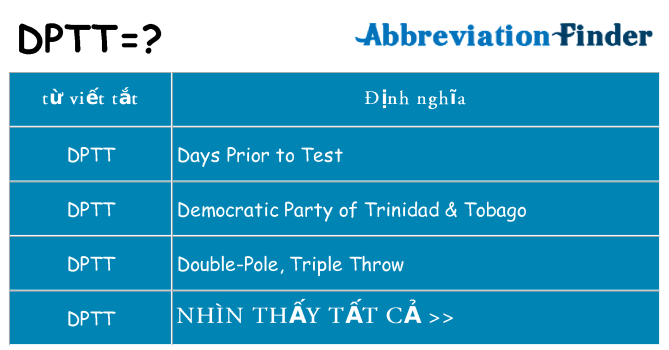 dptt hiện những gì đứng cho