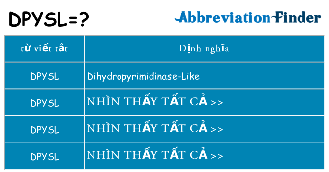 dpysl hiện những gì đứng cho