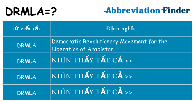 drmla hiện những gì đứng cho