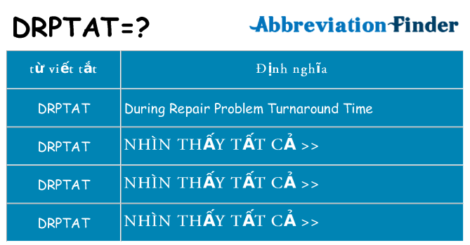 drptat hiện những gì đứng cho