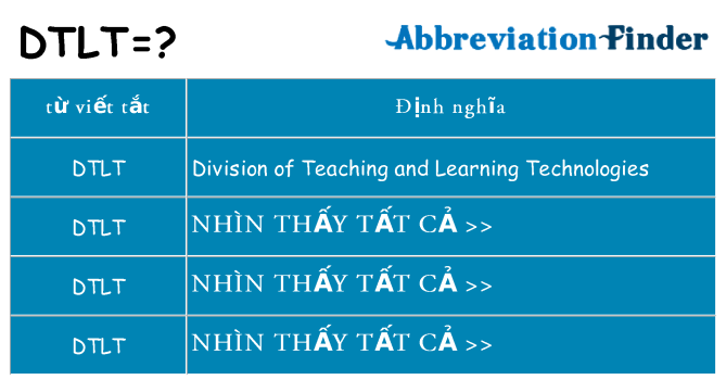 dtlt hiện những gì đứng cho