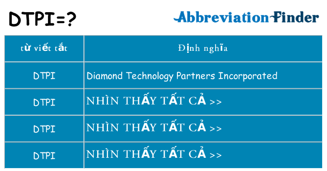 dtpi hiện những gì đứng cho
