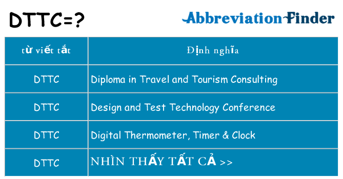 dttc hiện những gì đứng cho