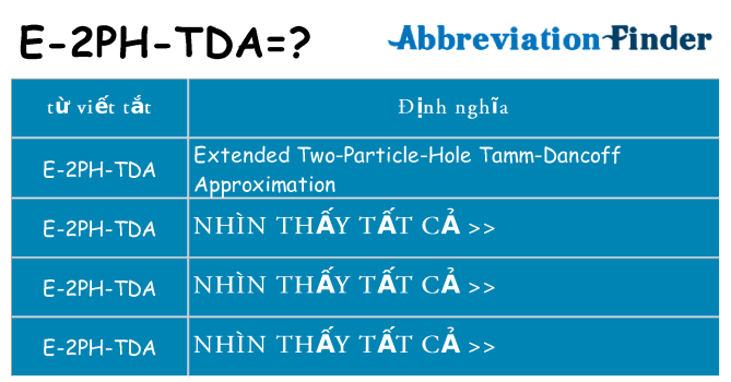 e-2ph-tda hiện những gì đứng cho