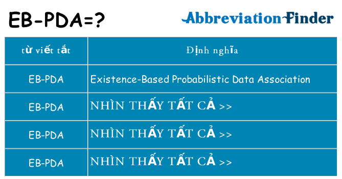 eb-pda hiện những gì đứng cho