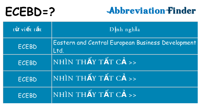 ecebd hiện những gì đứng cho