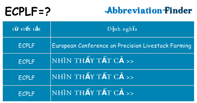 ecplf hiện những gì đứng cho