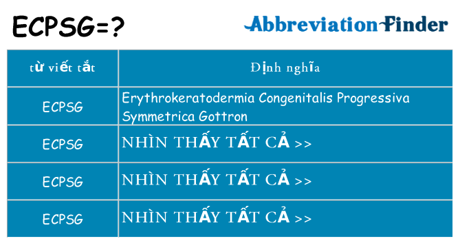 ecpsg hiện những gì đứng cho