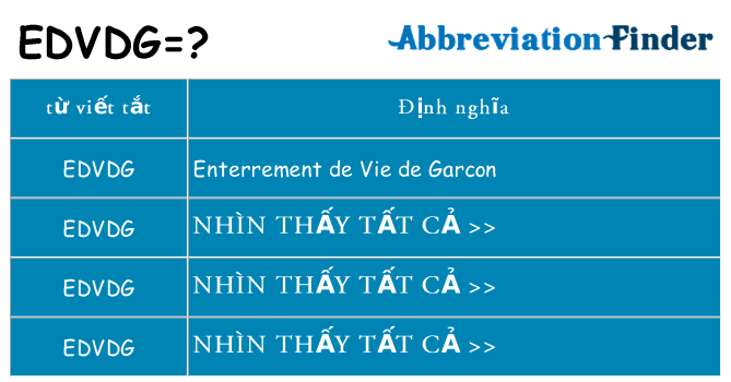 edvdg hiện những gì đứng cho