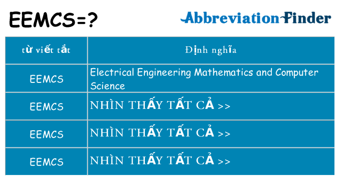 eemcs hiện những gì đứng cho