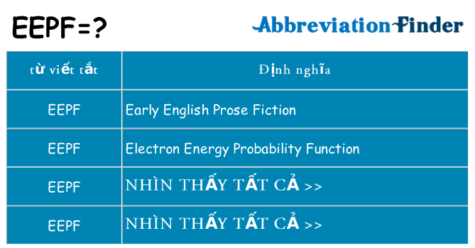 eepf hiện những gì đứng cho