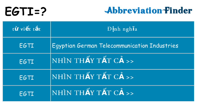 egti hiện những gì đứng cho